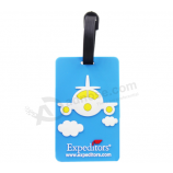 Custom soft rubber travel luggage tag in bulk