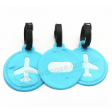 OEM design hard plastic bag tags for travelling