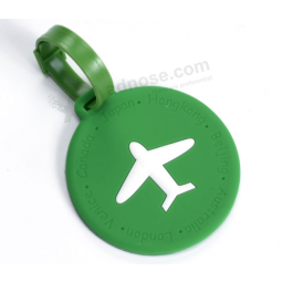 Wholesale soft pvc luggage travel tags for traveling