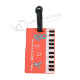 Top sell silicone plastic PVC travel bag tags