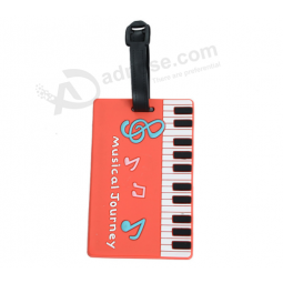 Top sell silicone plastic PVC travel bag tags