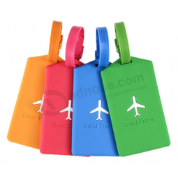 Wholesale soft pvc luggage tag & strap for travel