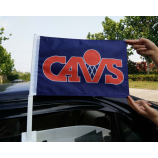 Outdoor custom printing sport team car window flag with high quality and any size