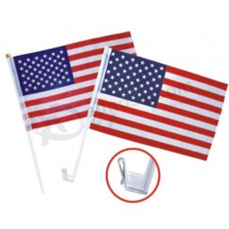 Promotional polyester national country car window flag