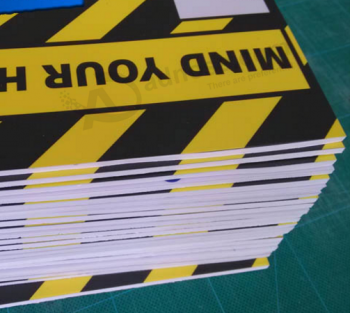 Stampa di poster in schiuma di pvc con segnale di avvertimento in schiuma di alta qualità