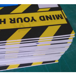 Topkwaliteit schuim waarschuwingsbord pvc-schuim poster afdrukken