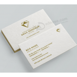 Factory Custom Embossed Cotton Paper Business Card