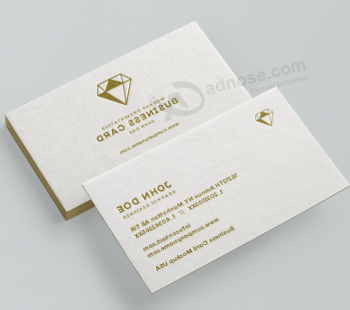 Factory Custom Embossed Cotton Paper Business Card