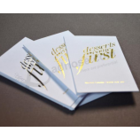 Thick White Paper Gold Foil Stamping Business Card