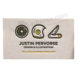 Top grade logo embossed business cards manufacture