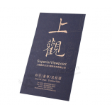China fournisseur nom de l'entreprise carte d'impression papier carte d'impression