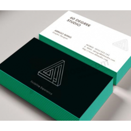 Business card printing custom edge color biz card