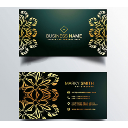 High quality gold foil paper name card printing
