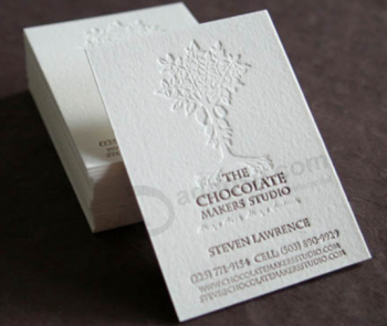 Top quality letterpress visiting name cards custom