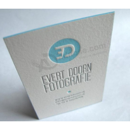 White cotton business paper card with factory price