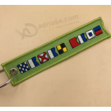 Promotional Wholesale Customized Woven Fabric Key Tag