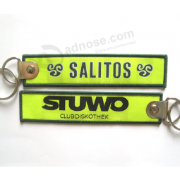 Professional Manufacturer Custom Cheap Embroidery Key Hang Tags