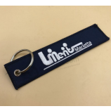 Factory custom woven key chain with your own logo