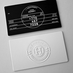 Wholesale Fashion Design Embossed Business Card