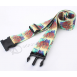 Printed logo luggage strap with combination lock with high quality and any size