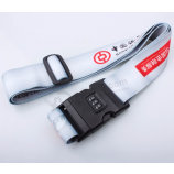 Top quality polyester luggage strap with coded lock with high quality and any size