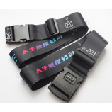 Factory direct selling custom logo luggage strap printing with high quality and any size