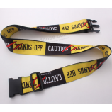 Promotional Custom Logo Adjustable Travel Luggage Straps with high quality and any size