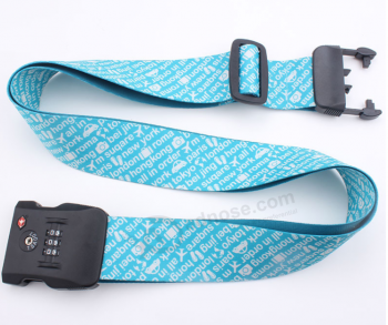 2018 Cintura portapacchi con lucchetto colorato personalizzato tsa