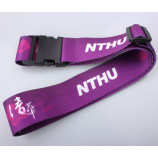 Custom polyester travel luggage belt with your logo with high quality and any size