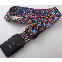TSA Locking Airport Polyester Suitcase Strap for Travel