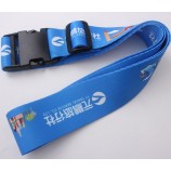 Cheap promotional polyester luggage belt for business with high quality and any size