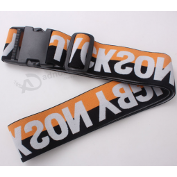 Logo embroidered luggage strap woven luggage belt for sale