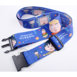 180cm length screen printing polyester cartoon luggage scale belt with high quality and any size