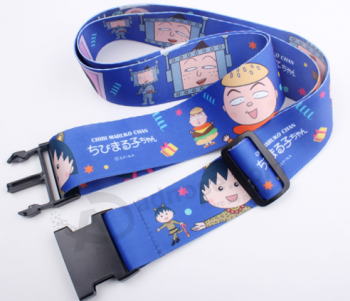180cm length screen printing polyester cartoon luggage scale belt