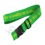 Custom made polyester travel luggage strap with handle with high quality and any size