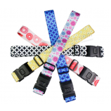 Color print fabric luggage belt for advertising with high quality and any size