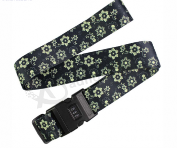 Personalized polyester luggage scale strap with password lock