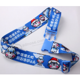 High quality anime suitcase luggage strap with lock