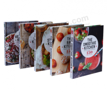 Usine d'impression de livres de cuisine personnalisée de haute qualité