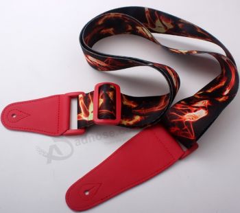 Create your own logo novelty design guitar cord strap wholesale
