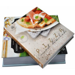 Hardcover cardboard food cook book china book printing service
