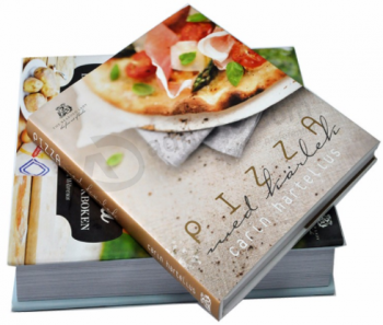 Hardcover cardboard food cook book china book printing service