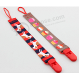 Wholesale custom logo multicolored pacifier chain manufacturer with high quality and any size