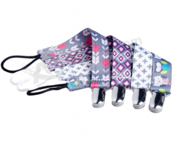 New Double Side Printing Pacifier Clip Soother Clip