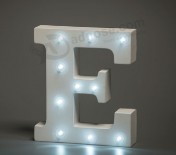 Pubblicità luce anteriore acrilico 3d led channel lettera illuminato segni di toilette
