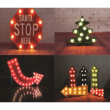 Décoration extérieure extérieure de lumières de Noël a mené des lettres acryliques