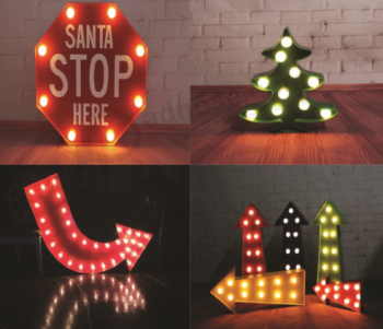 Décoration extérieure extérieure de lumières de Noël a mené des lettres acryliques
