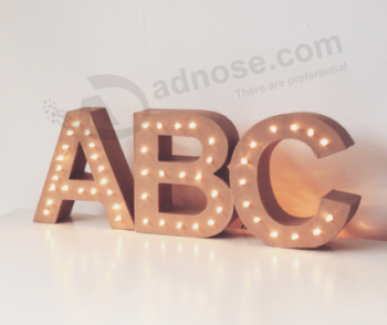 MetAllesmarkierung kundengebundener Größe Acryl führte Buchstaben Design