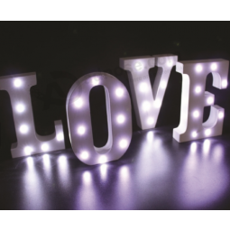 Frontlit led love letter acrylic channel letters Laser cutting