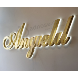 Waterproof Metal Backlit Led Logo Sign Manufacturer